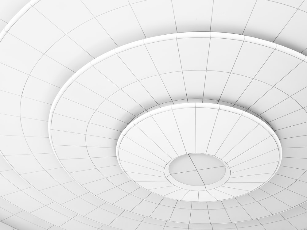 white ceiling illustration