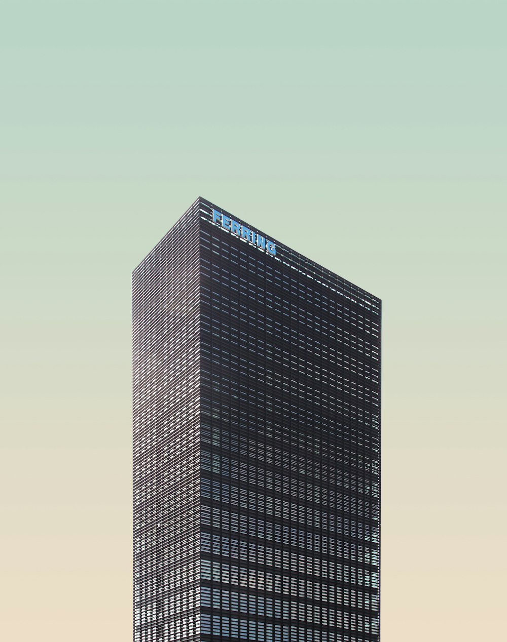 black high-rise building