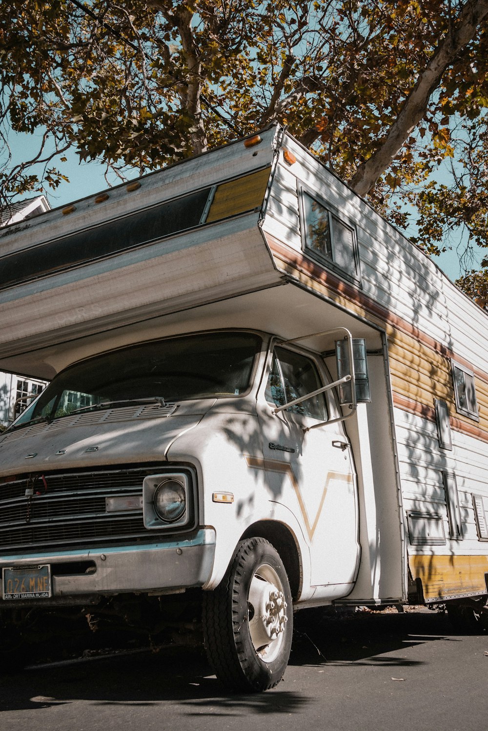 white RV