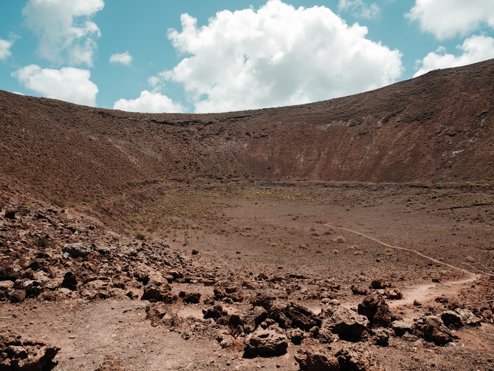 brown crater