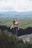 woman on hill