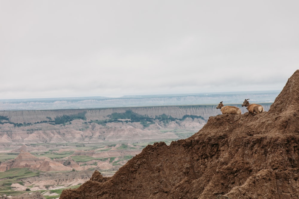 South Dakota badlands near a luxury RV park