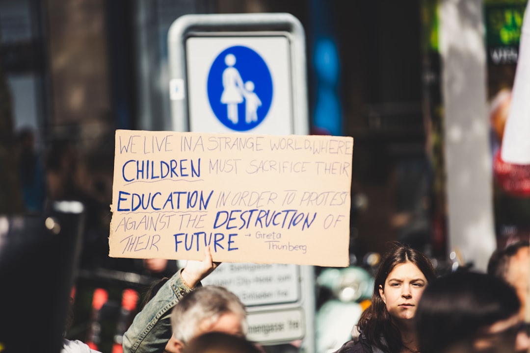 children education destruction future signage