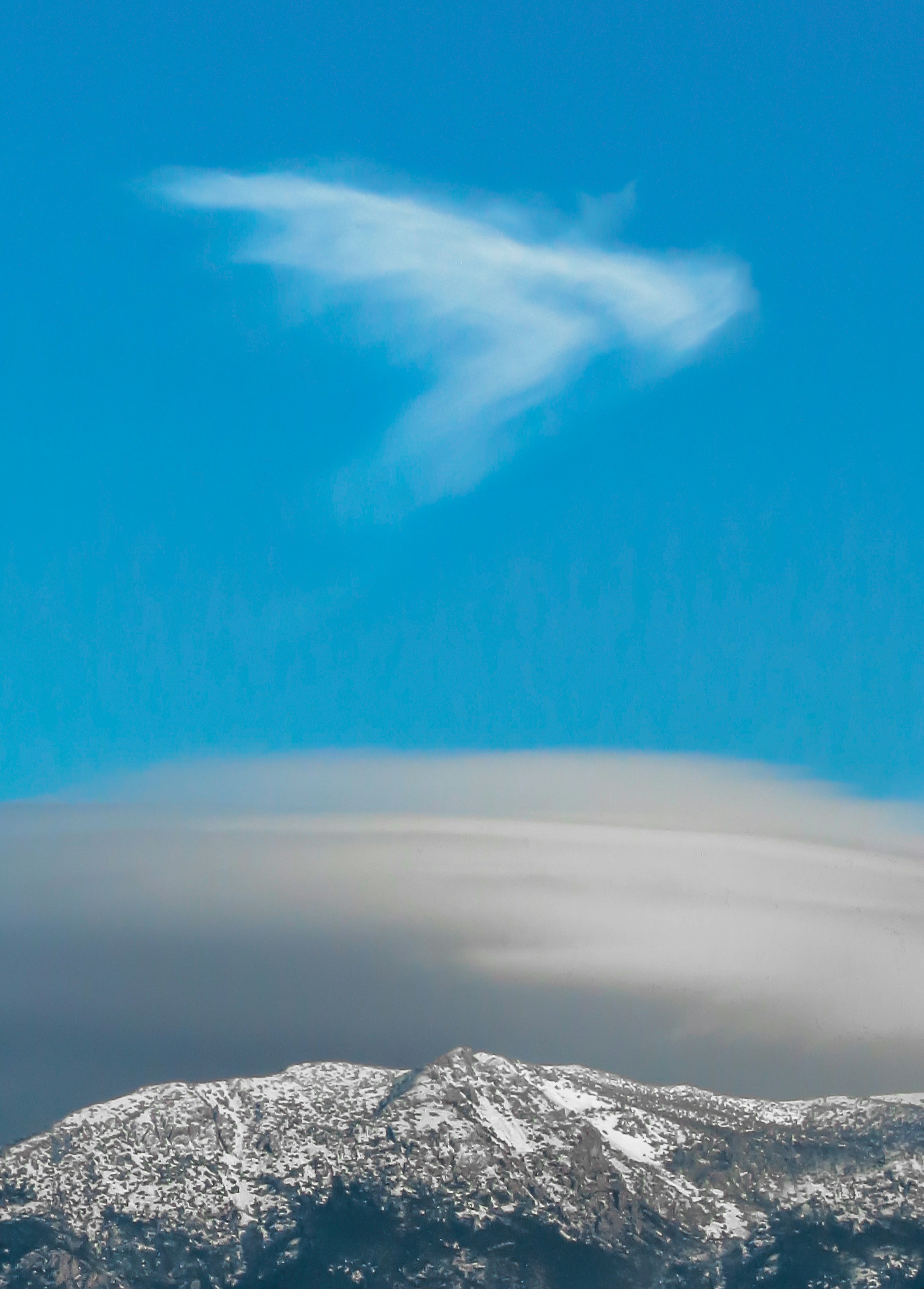 cloud over mountain