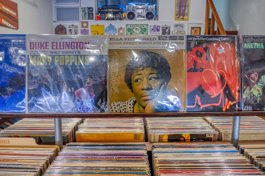 Best Website Builders for Musicians in 2025: vinyl record collection