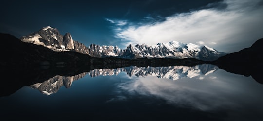 photo of Lacs des Chéserys Mountain range near Chamonix