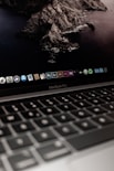 MacBook Pro displaying island