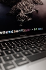 MacBook Pro displaying island