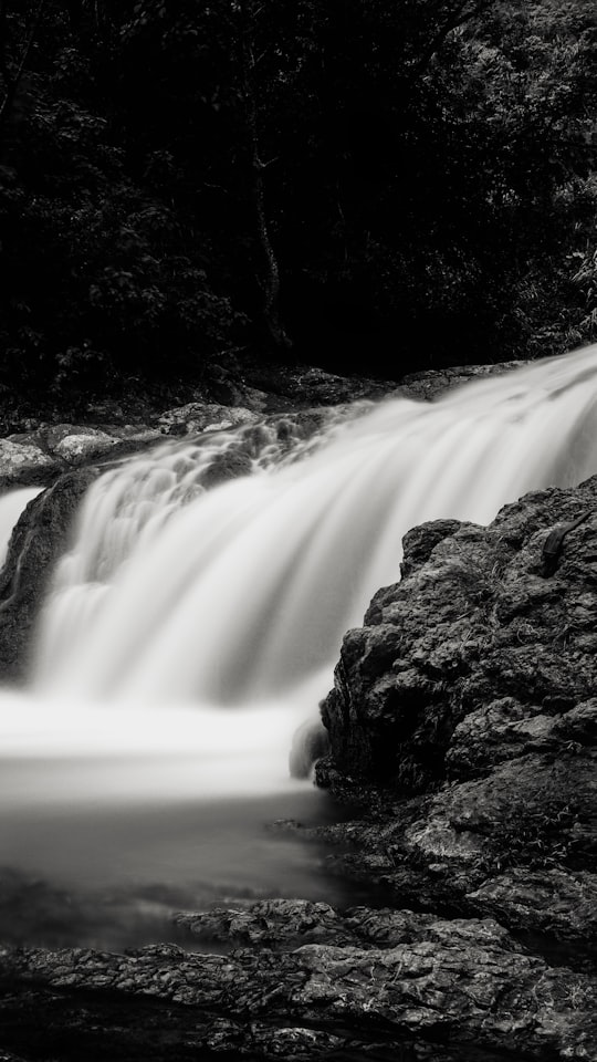 time-lapse photograph of waterfalls in Arakan Philippines