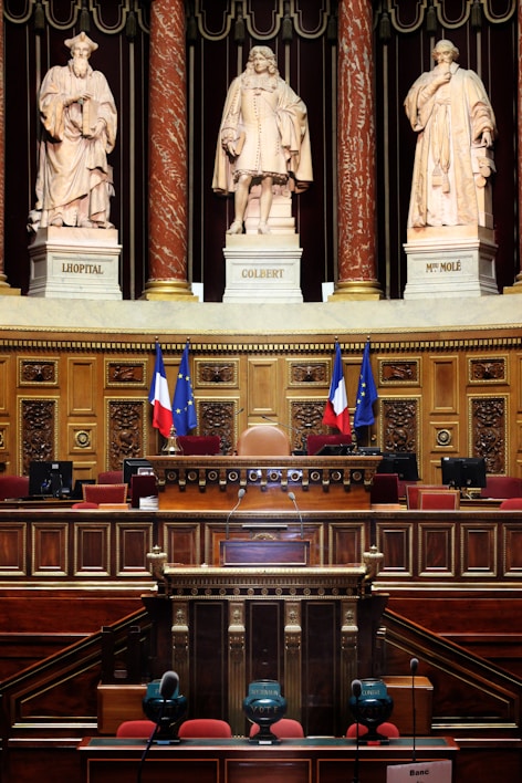 three men sculptures