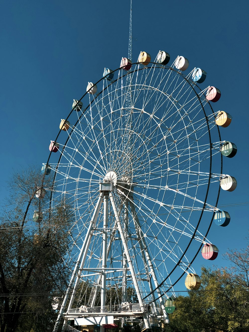 white Ferris wheel