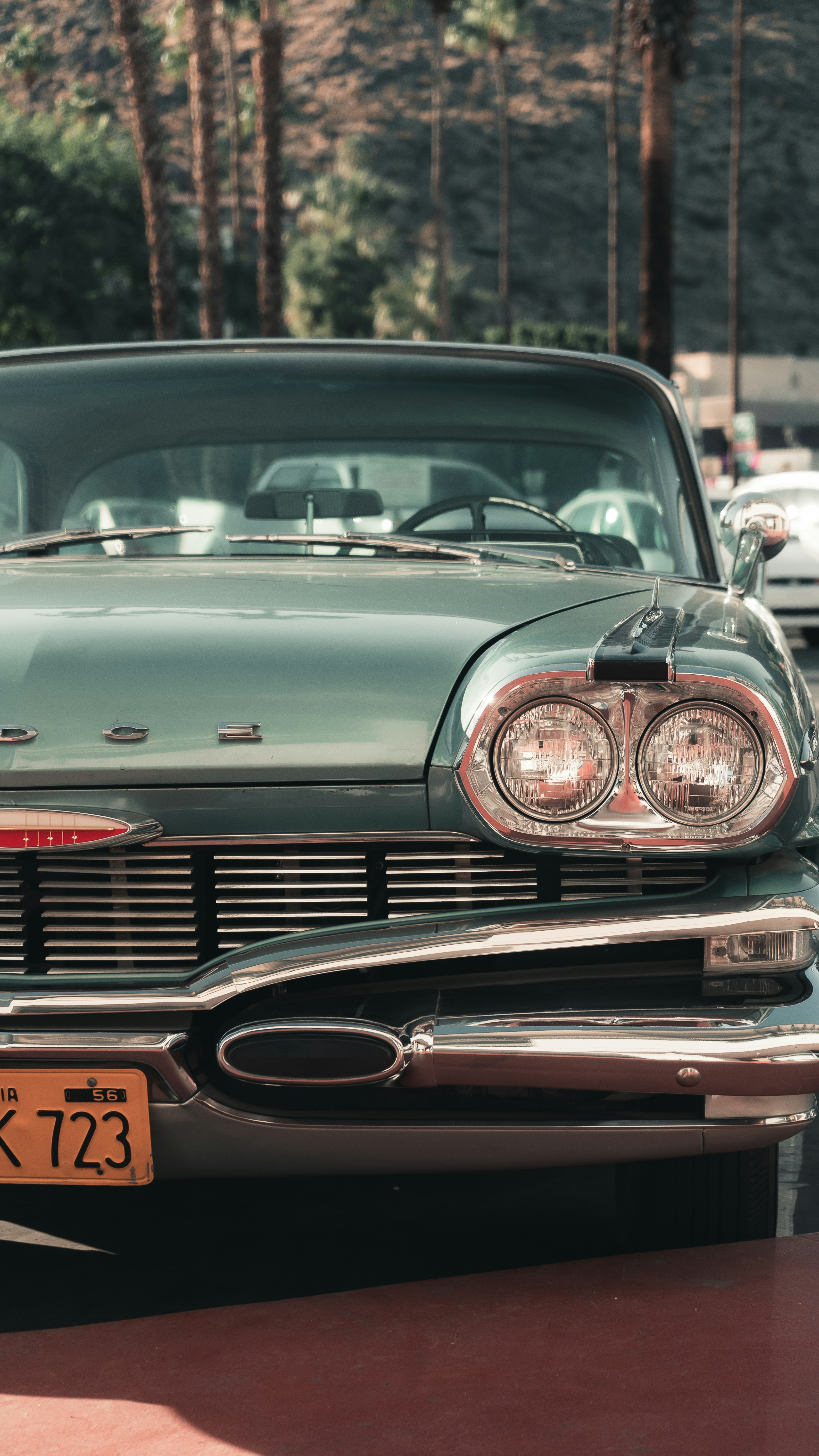 黒い車のフロント エンドの浅いフォーカス写真の写真 Unsplashで見つけるパームスプリングの無料写真