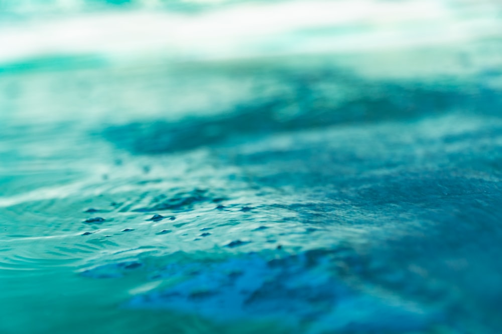 a close up of a wave in the ocean