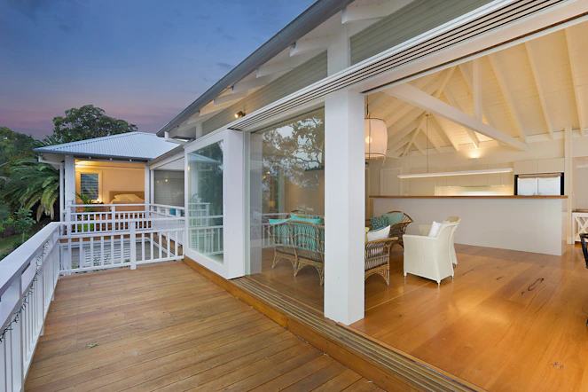 view photography of white wooden house