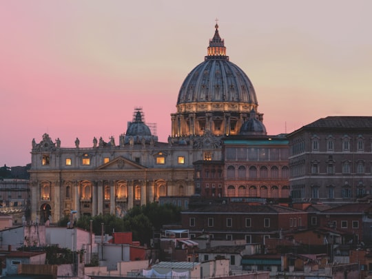 dome Cathedral in Saint Peter's Square Italy