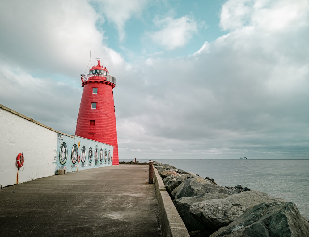 red lighthouse