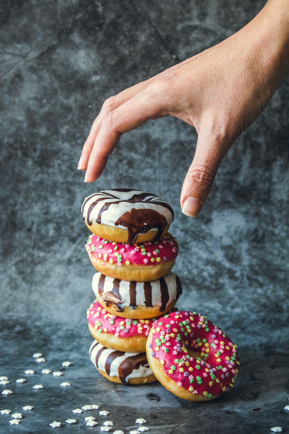 pila de rosquillas