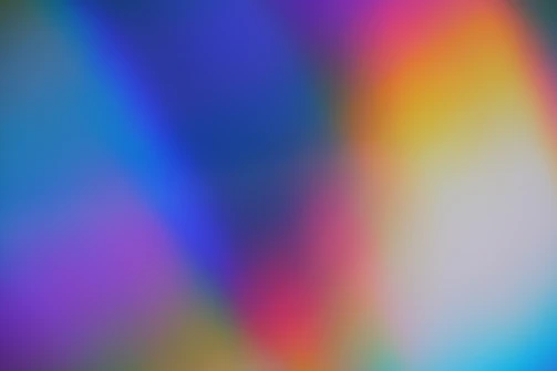 A vibrant digital artwork featuring colorful abstract shapes blending seamlessly.