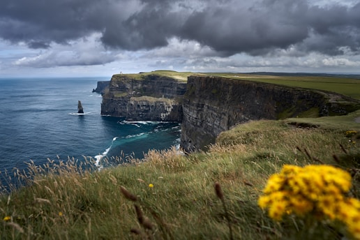 cliff near body of water
