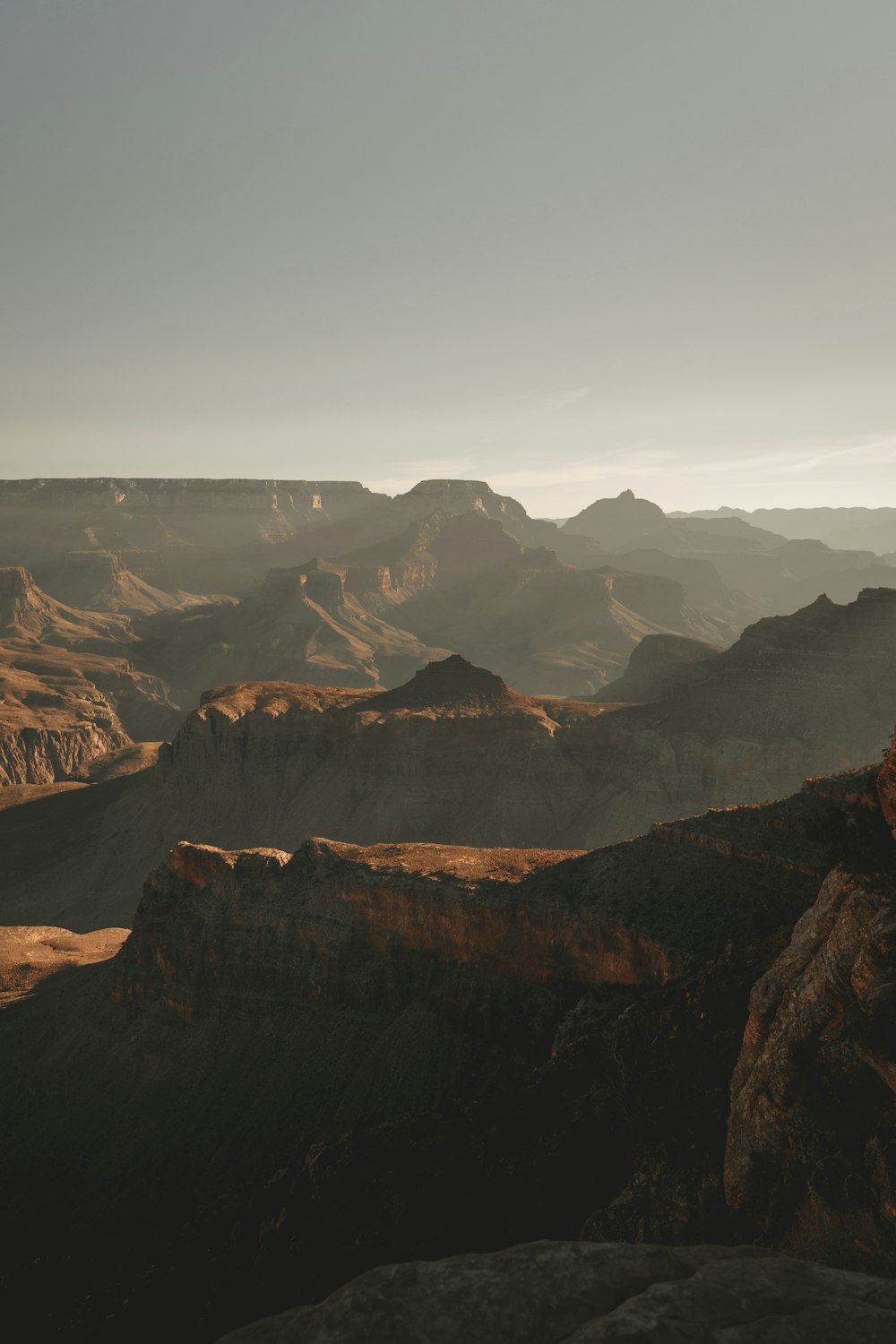 brown mountain scenery