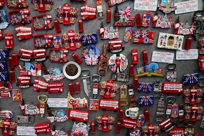 red key chain collection