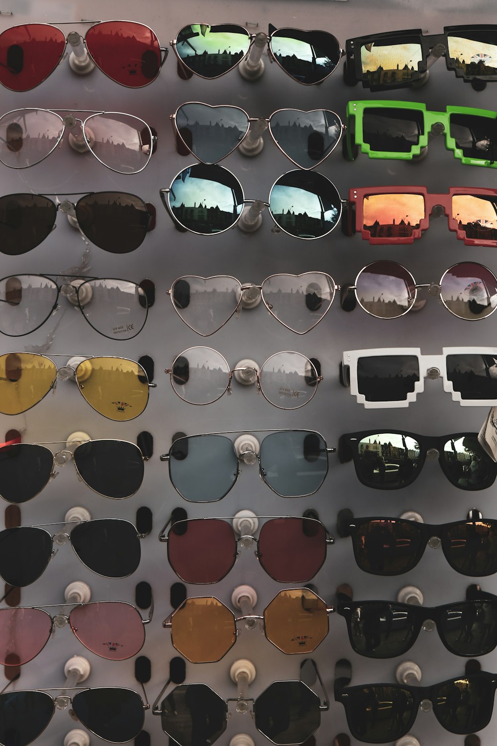 assorted-color sunglasses lot
