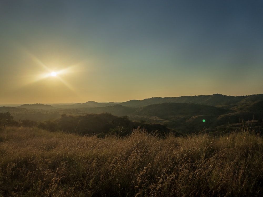 mountains during golden hour