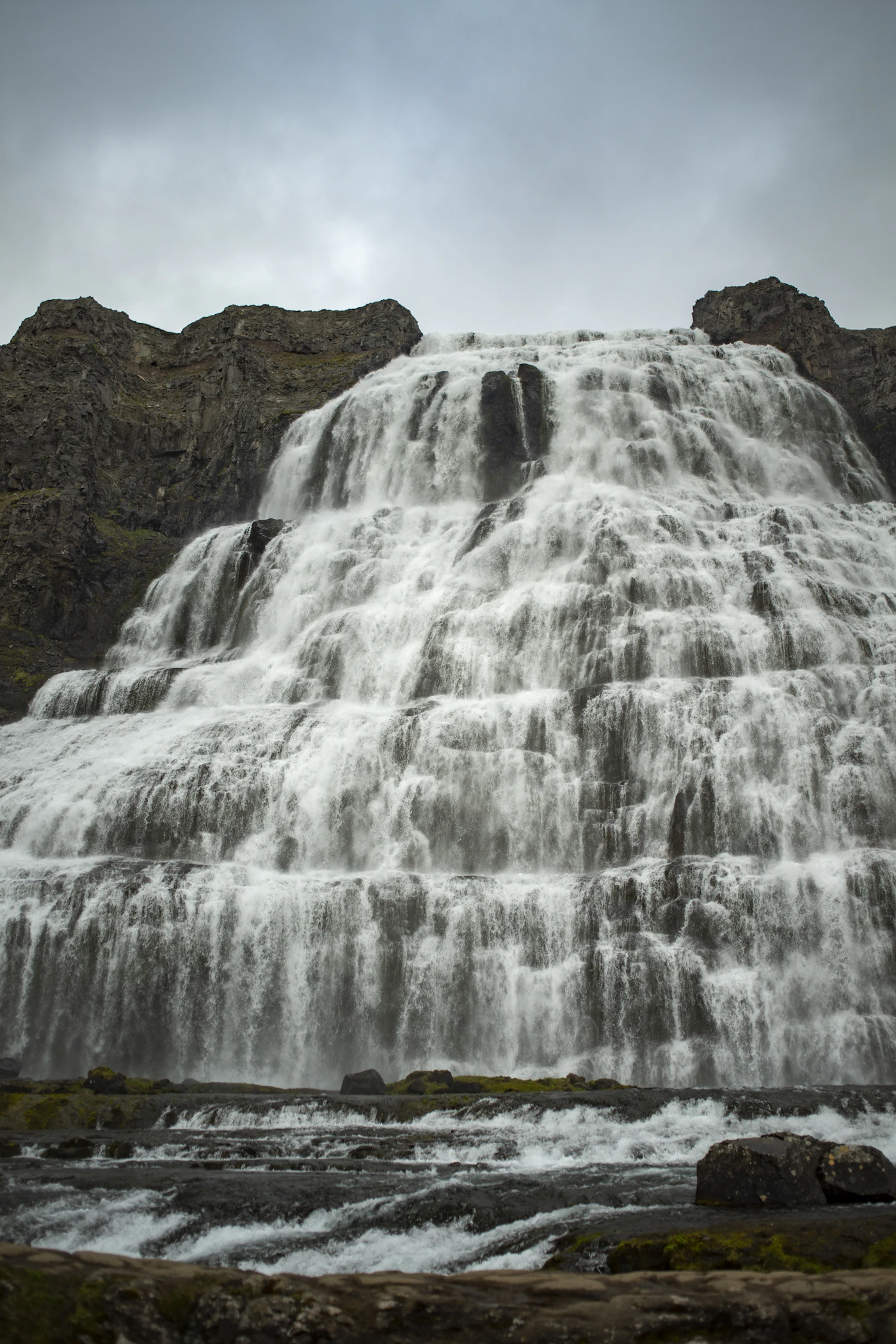 Dynjandi waterfall in the Westfjords of Iceland