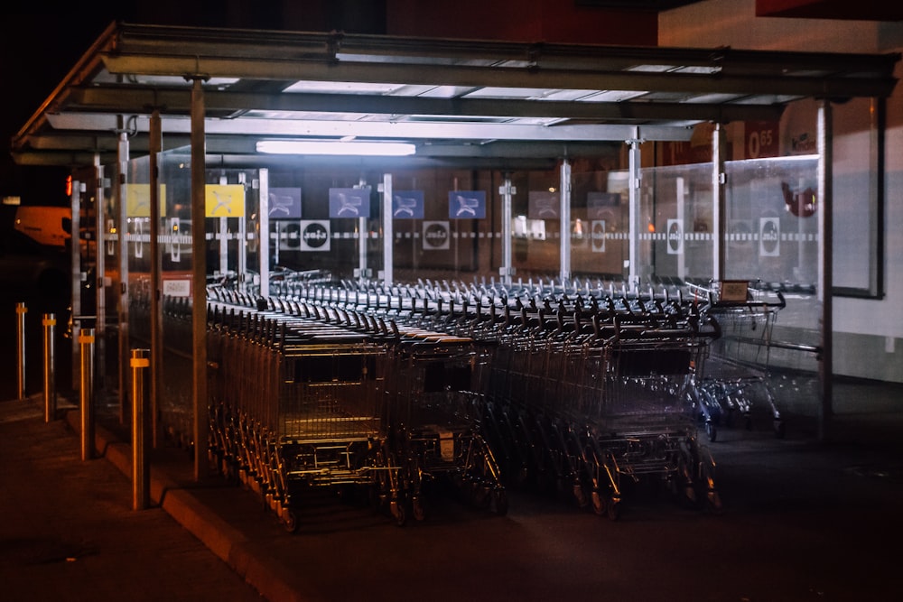 shopping cart lot