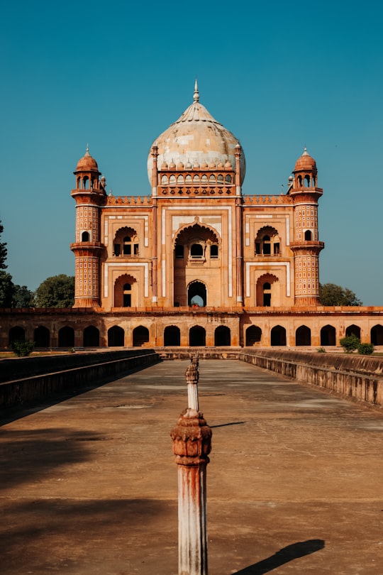 Safdarjung's Tomb in New Delhi, India in Safdarjung Tomb India