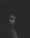 grayscale portrait of man