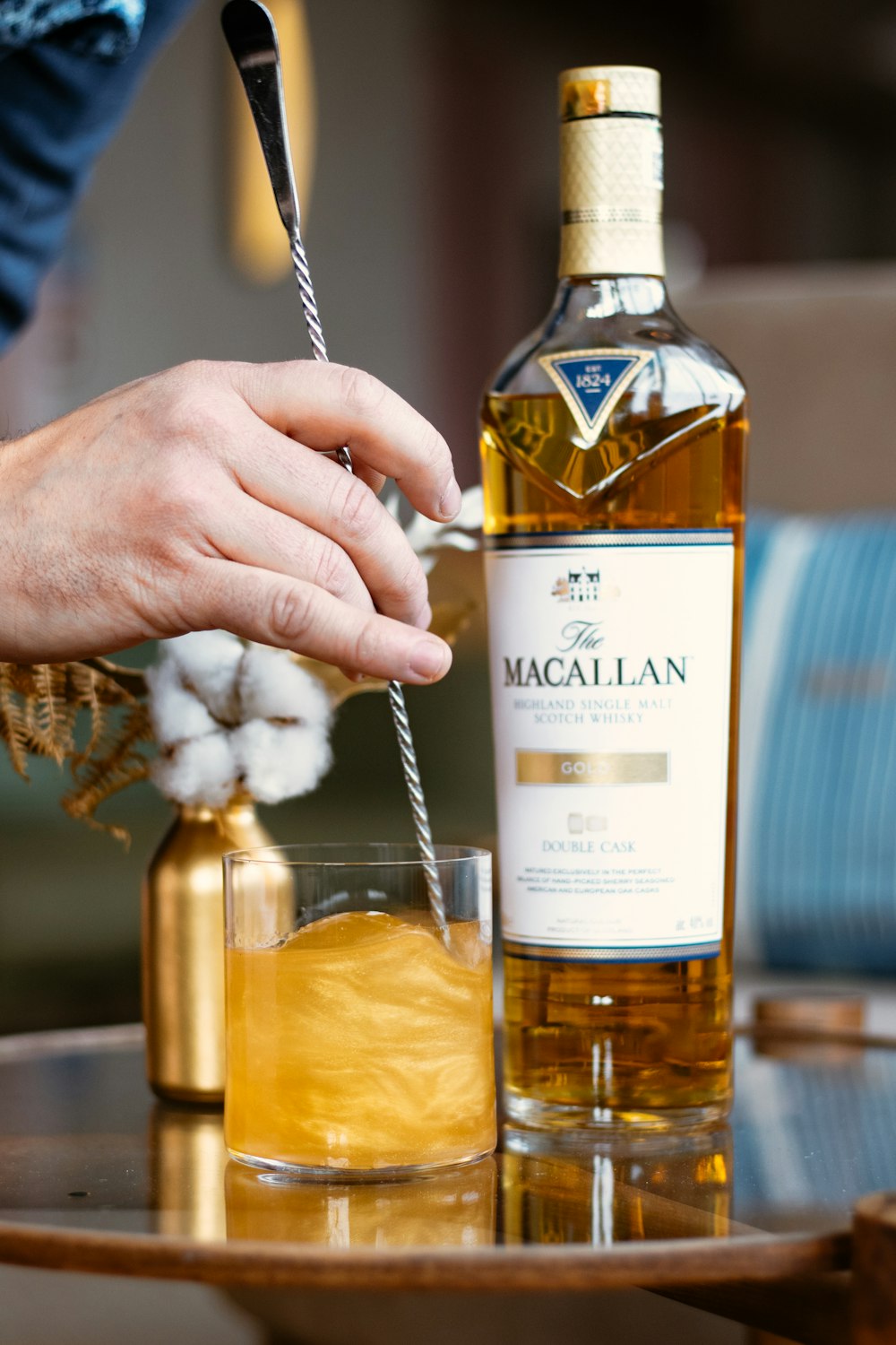 Macallan liquor bottle