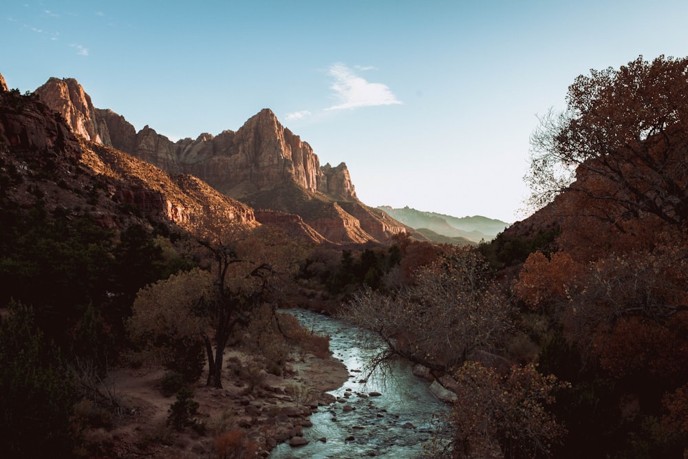 view photography of lake and mountain during daytime