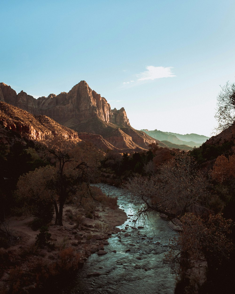 photography of mountain range during daytime