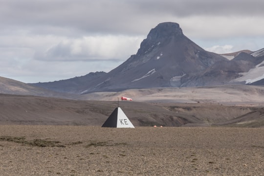 tent on field in Kerlingarfjöll Iceland