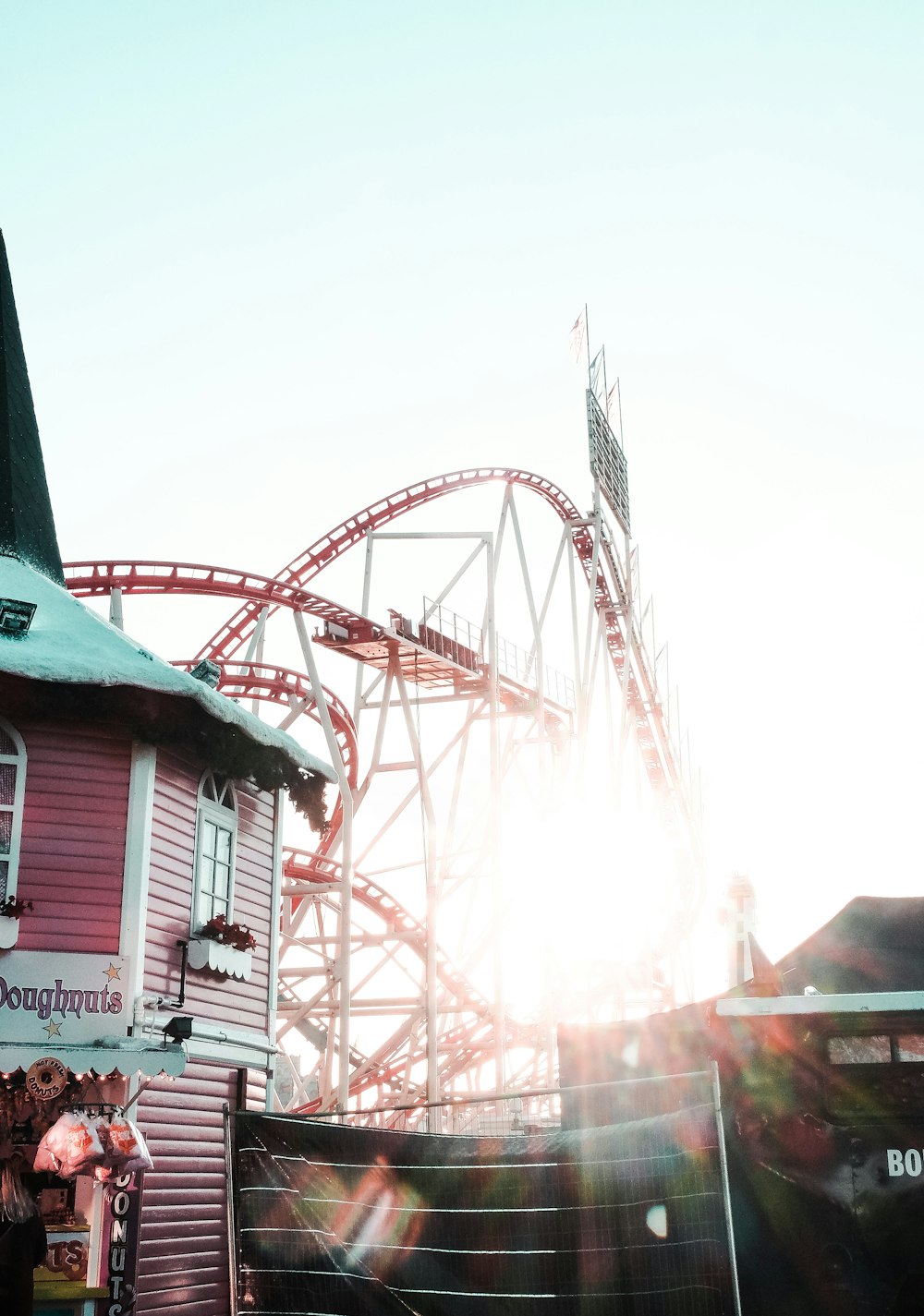 red roller coaster