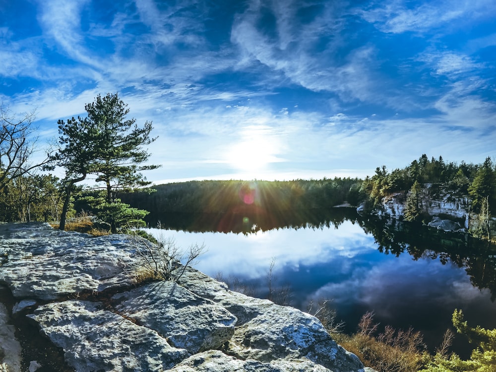 cliff near body of water