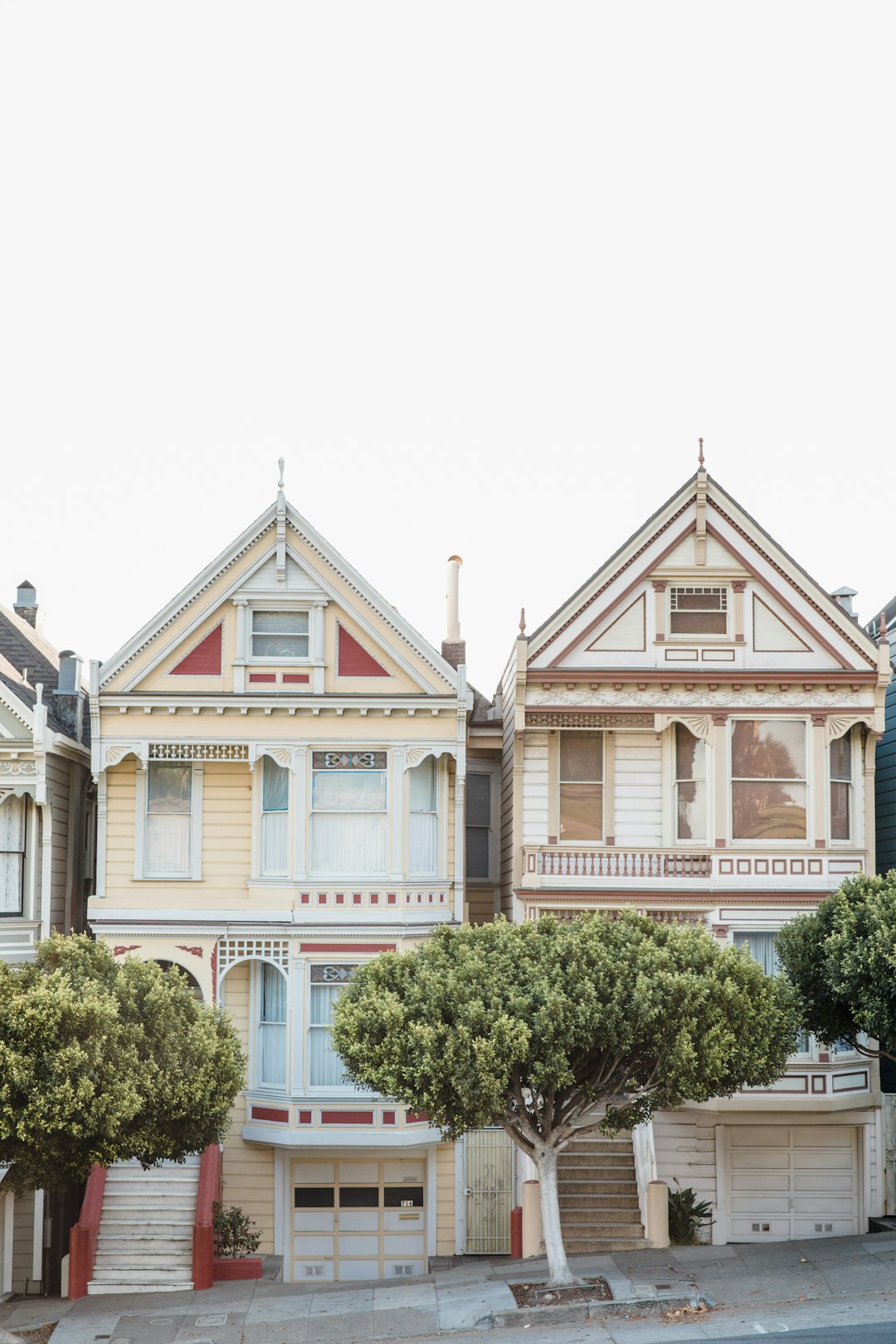 white painted house