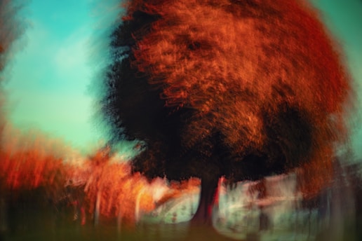 brown tree painting