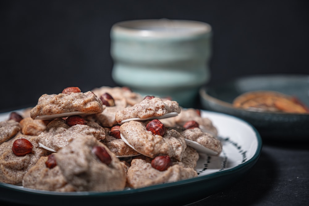 plate of cookies