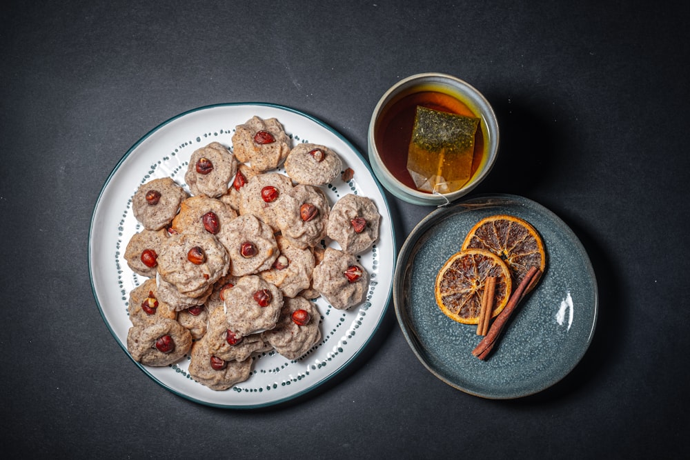 cookie on white tray