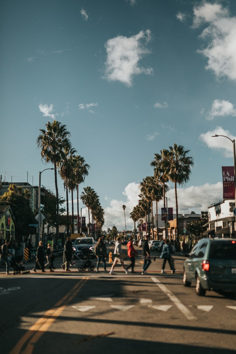 people walking on pedestrian lane