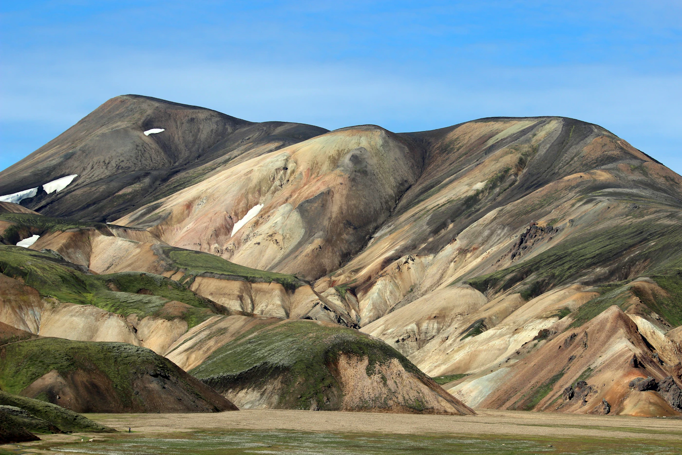 Colourful mountains of Landmannalaugar in Iceland
