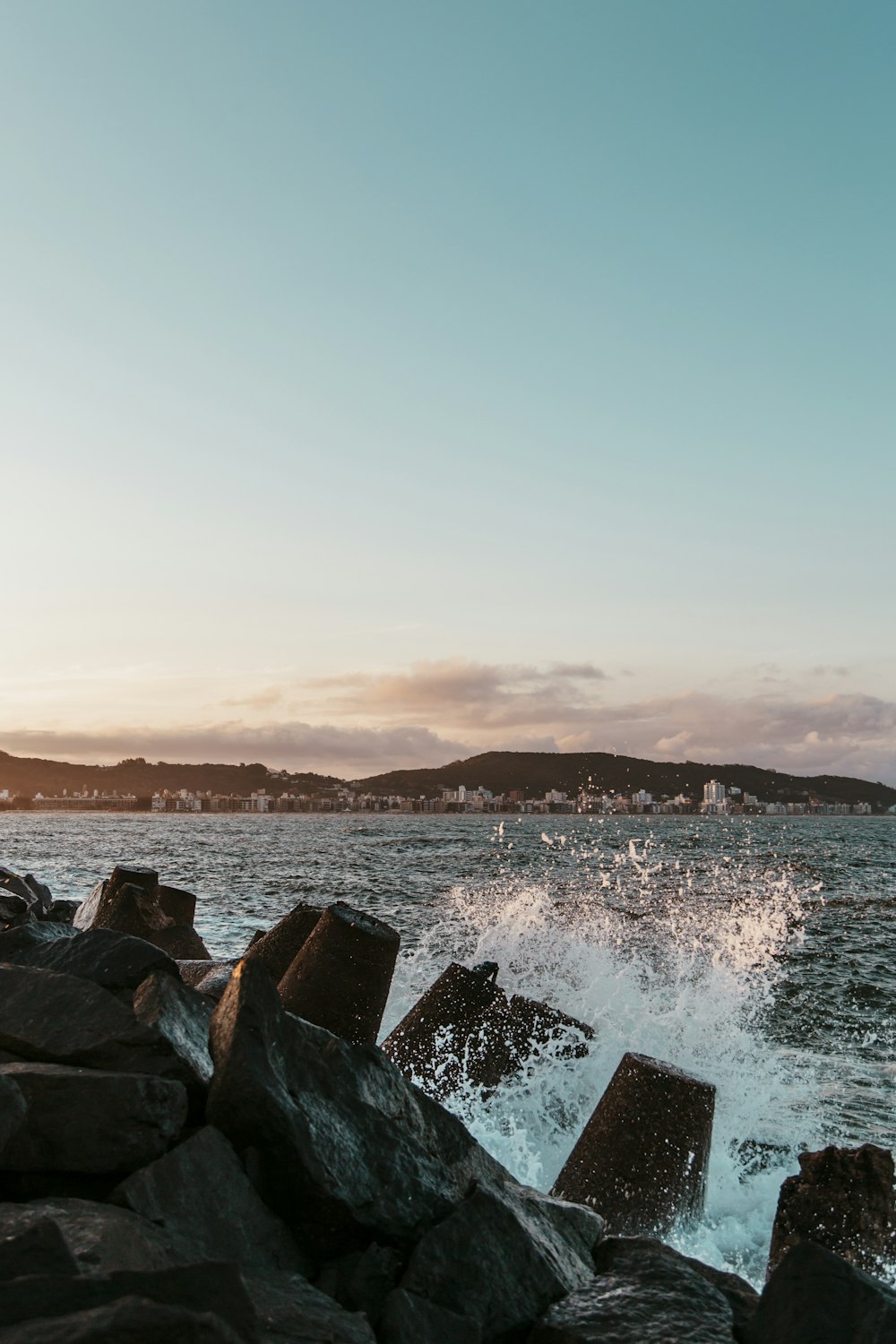 rocks near ocean