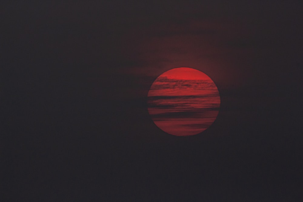 Red Full Moon View Photo Free Image On Unsplash