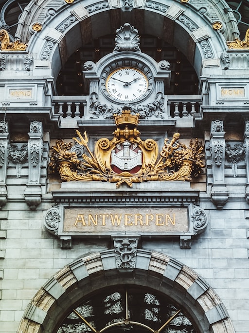 arch with clock