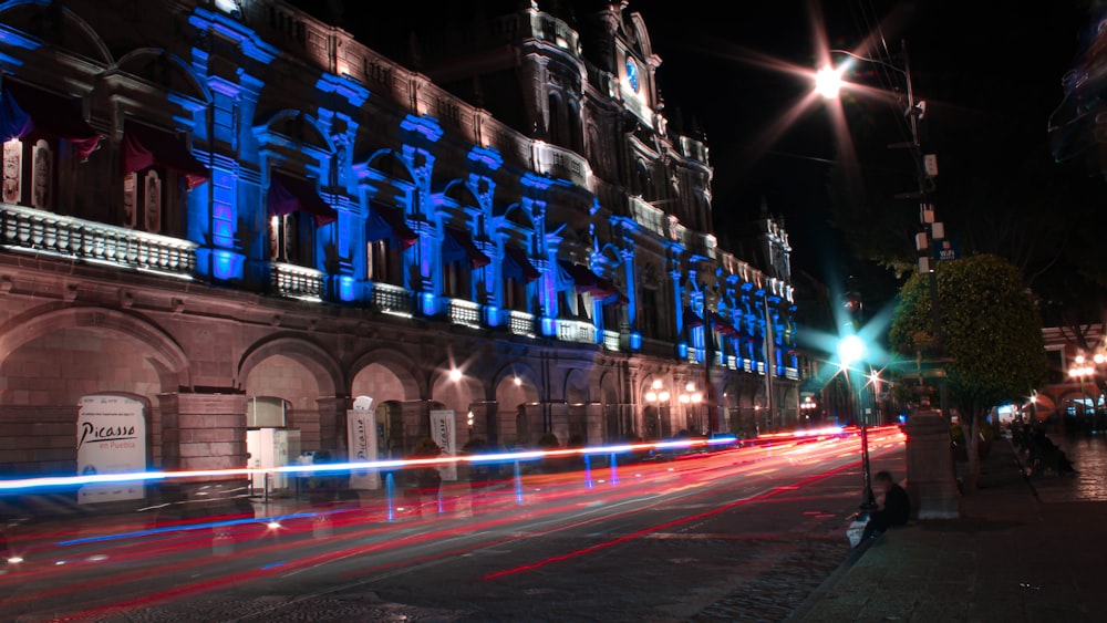 city during night