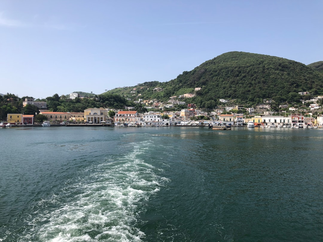 Leaving the wonderful Ischia island on the ferry boat to Napoli.