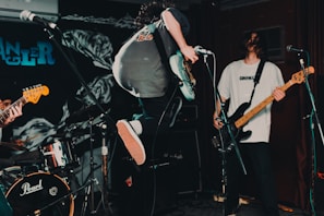 An inspiring image of a musician streaming live on a music platform.