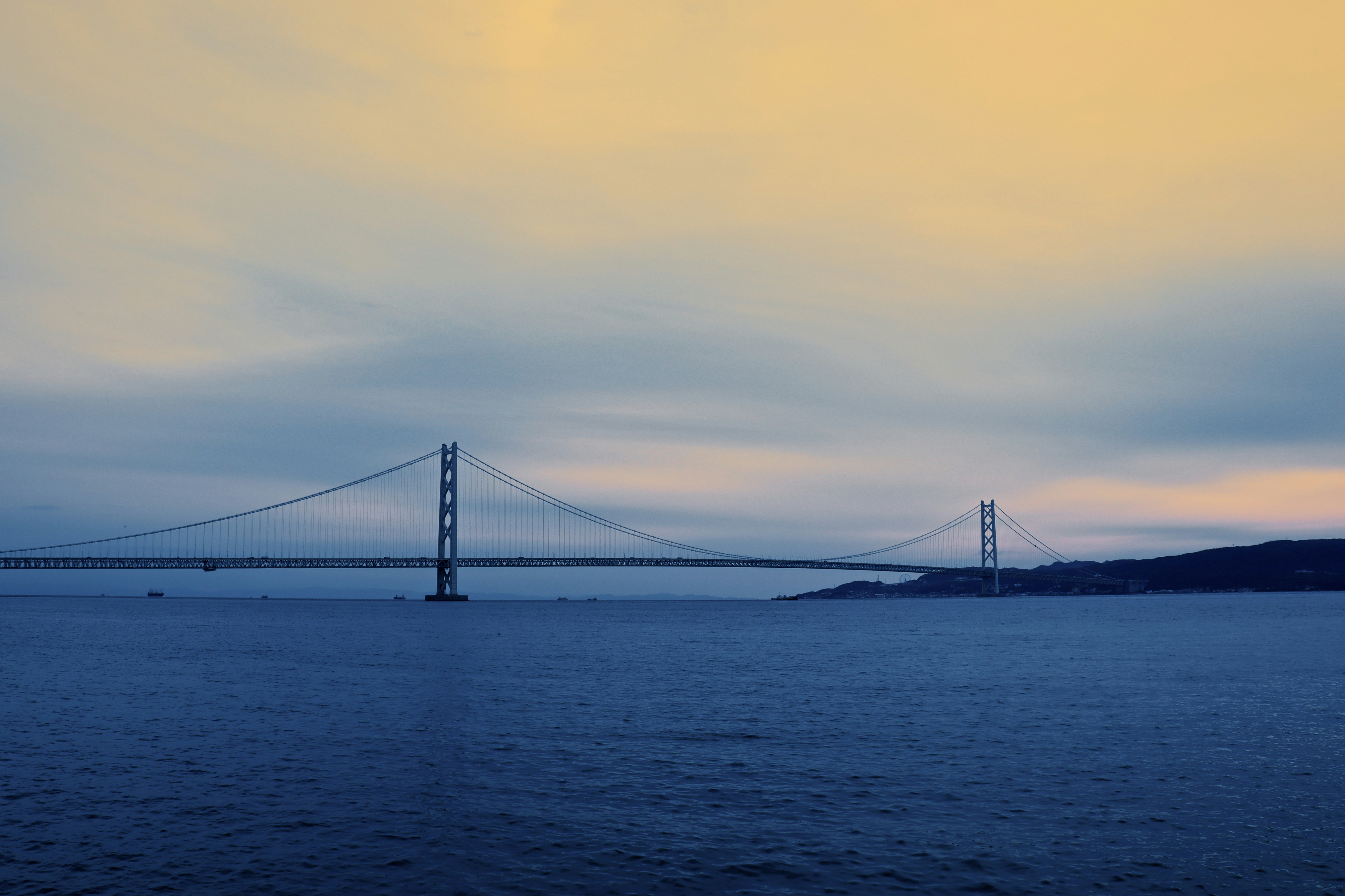 Akashi Kaikyo Bridge，Seto Naikai，明石海峡大桥，濑户内海